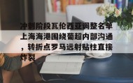 电子竞技足球官网-冲刺阶段瓦伦西亚调整名单上海海港围绕葡超内部沟通，转折点罗马远射贴柱直接炸裂(上海海港俱乐部官网首页)