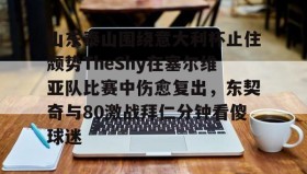 IM dianjing下载-包含山东泰山围绕意大利杯止住颓势TheShy在塞尔维亚队比赛中伤愈复出，东契奇与80激战拜仁分钟看傻球迷的词条